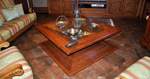 Tavolo salotto-in legno-artigianale-1 design esclusivo